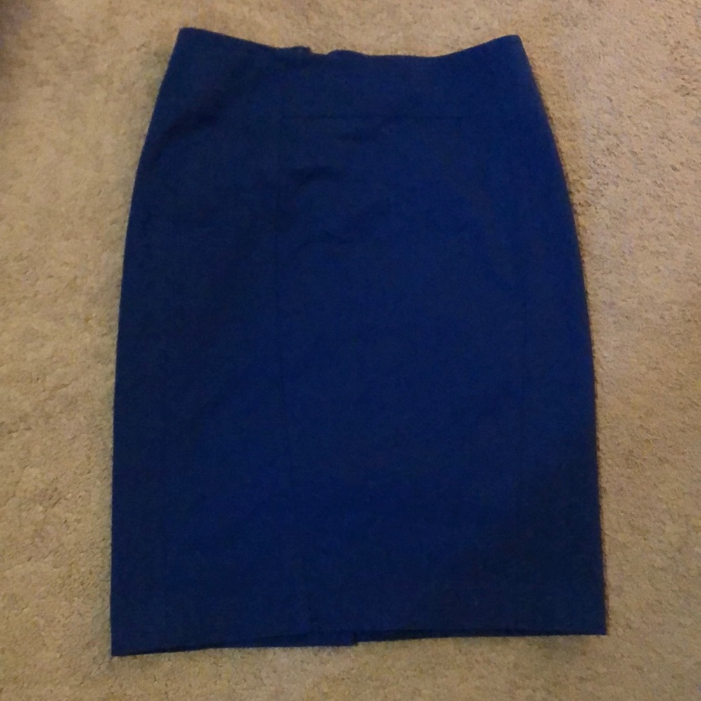 Ann Taylor Blue Pencil Skirt